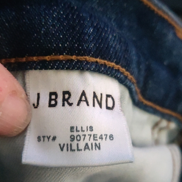 J Brand Ellis Villain Distressed straight leg with raw hem 27 - Picture 5 of 6